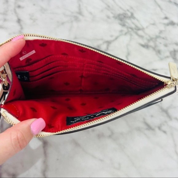 Kate Spade X Disney Tigger Large Wristlet Wallet Clutch - Picture 8 of 13